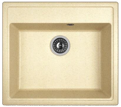 Мойка кухонная из литьевого мрамора Dr. Gans НИКА 570 25.070.D0570.402 57*51 см. дюна