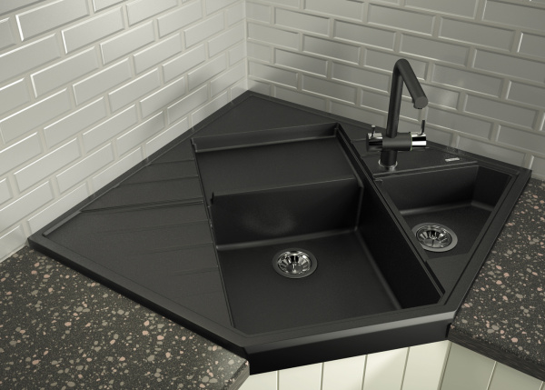 Мойка кухонная керамогранитная Florentina БОМБЕЙ 20.375.J0900.306 90*61 см. капучино