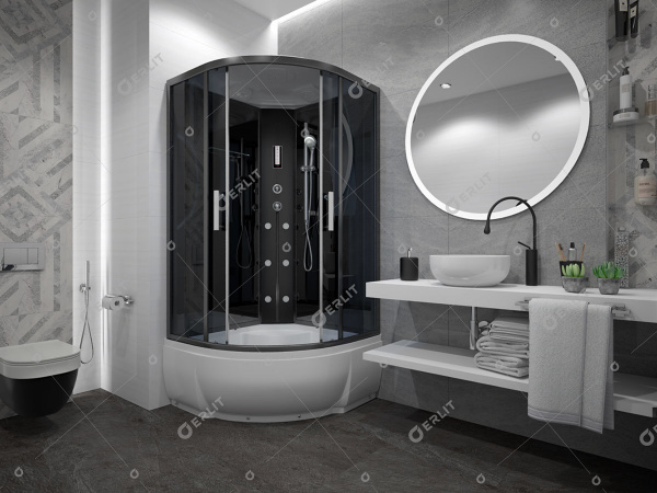 Душевая кабина Erlit  ER5709TP-C24 90x90 см.  Душевая кабина Erlit  ER5709TP-C24 90x90 см.