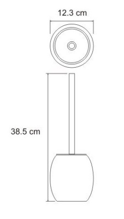 Ёрш напольный WasserKRAFT RUWER K-6727  