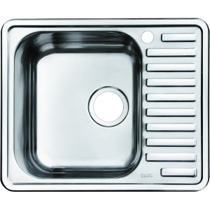 Мойка кухонная из нержавеющей стали IDDIS STRIT STR58SLi77 58,5*48,5 см.  Мойка кухонная из нержавеющей стали IDDIS STRIT STR58SLi77 58,5*48,5 см.