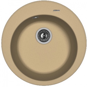 Мойка кухонная керамогранитная Florentina НИКОСИЯ 20.135.B0510.306 51*51 см. капучино