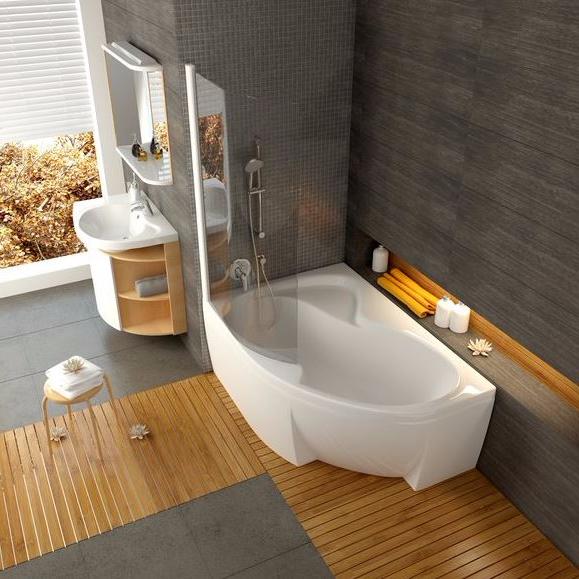 Ванна акриловая Ravak ROSA II CK210P0000 150x105 см. левая 