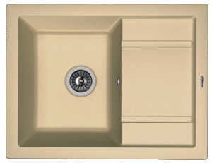 Мойка кухонная керамогранитная Florentina ЛИПСИ 660 20.155.C0660.306 66*51 см. капучино