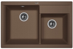 Мойка кухонная керамогранитная Florentina КАССИ 780 20.230.E0780.303 78*51 см. мокко