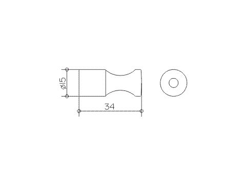 Крючок одинарный Keuco ELEGANCE 11614 010000  