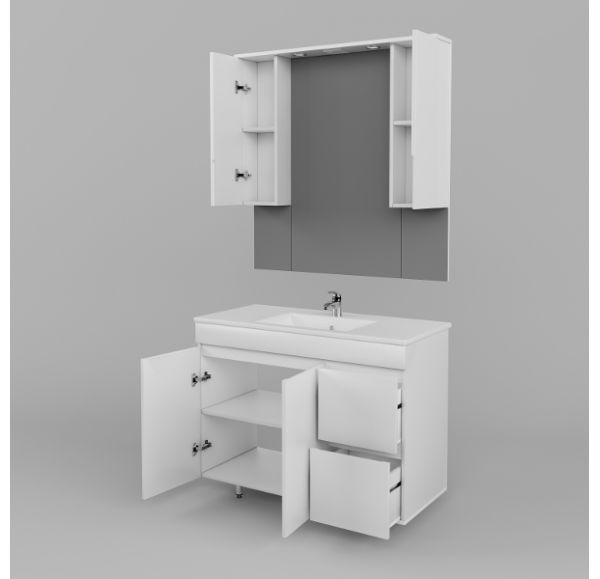 Тумба под раковину Mirsant NEXT  100 см. 