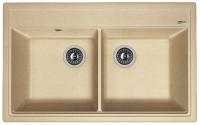 Мойка кухонная керамогранитная Florentina ЛИПСИ 820 20.370.E0820.107 82*51 см. песочный