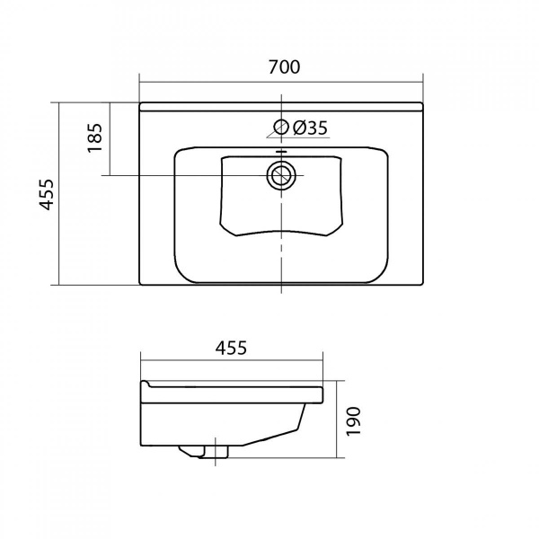 Раковина Santek МИРАНДА 1.WH30.2.250  