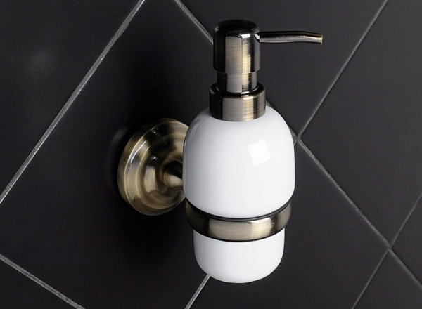 Дозатор жидкого мыла навесной Fixsen RETRO FX-83812   Дозатор жидкого мыла навесной Fixsen RETRO FX-83812