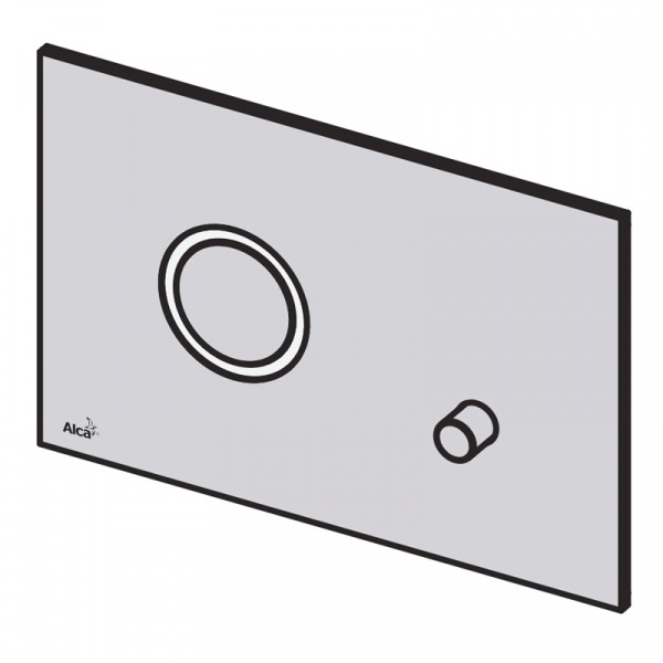 Клавиша для инсталляции Alcaplast  STING-INOX  