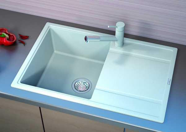 Мойка кухонная керамогранитная Florentina ЛИПСИ 780 20.270.C0780.305 78*51 см. грей