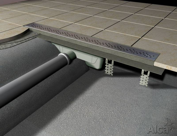 Душевой канал Alcaplast  APZ8-750M с решеткой  Душевой канал Alcaplast  APZ8-750M с решеткой