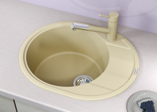 Мойка кухонная керамогранитная Florentina РОДОС 580 20.240.B0580.306 58*47 см. капучино