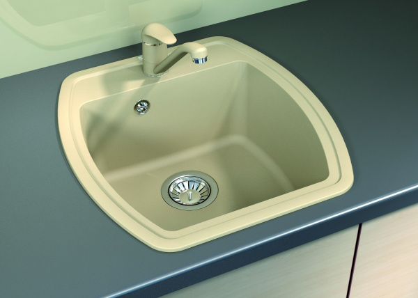 Мойка кухонная керамогранитная Florentina НИРЕ 480 20.190.B0480.302 48*51 см. антрацит