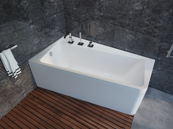 Ванна акриловая 1Marka DIRECT 01дир1710л 170x100 см. левая  Ванна акриловая 1Marka DIRECT 01дир1710л 170x100 см. левая