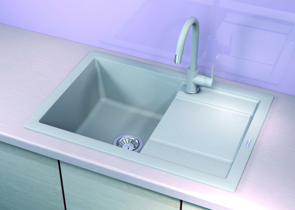 Мойка кухонная керамогранитная Florentina ЛИПСИ 760 20.160.D0760.303 76*51 см. мокко